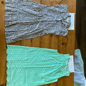 2 adorable girls dresses worn once each! Size 12 great used condition